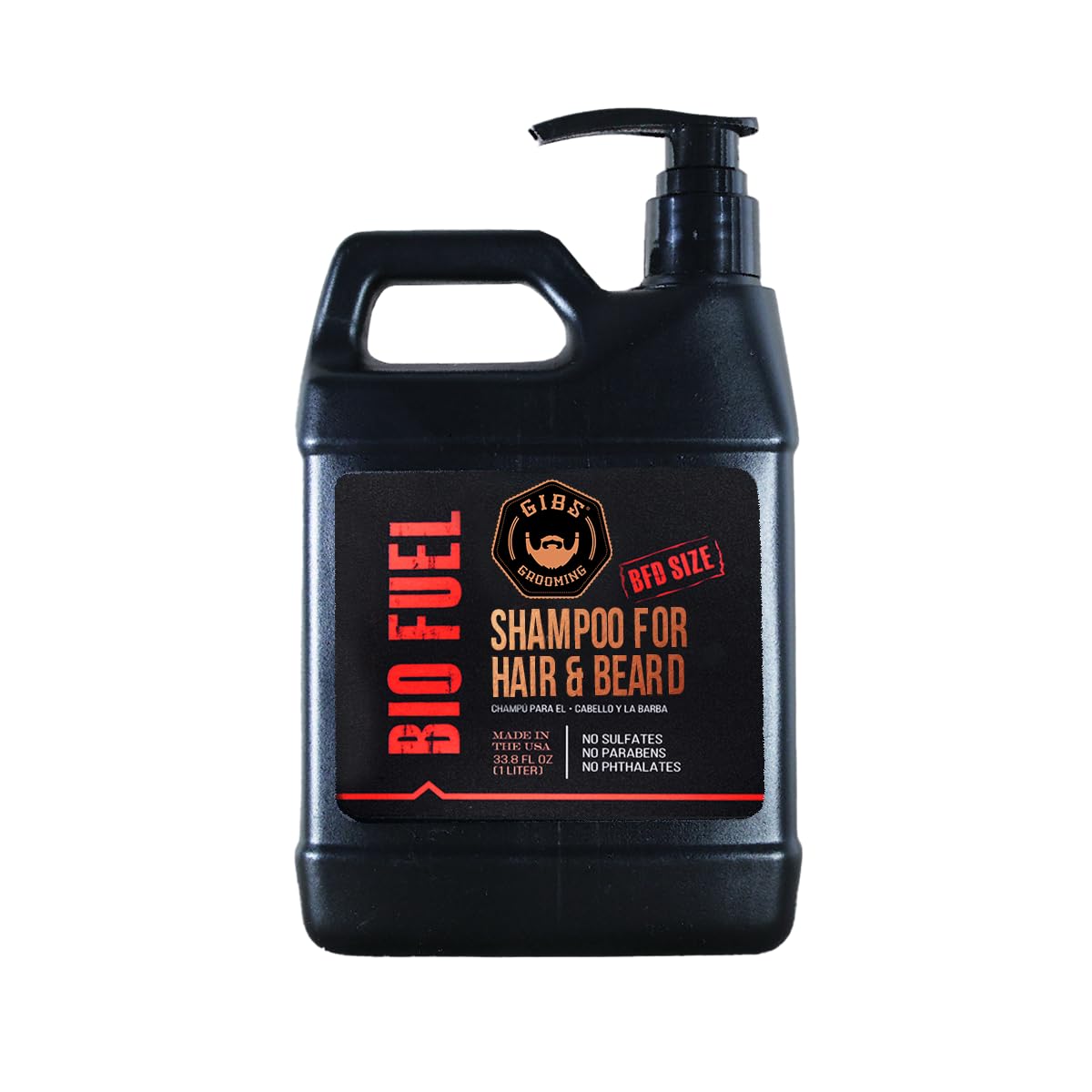 GIBS front packaging showing label and 1L bottle benefit hydration