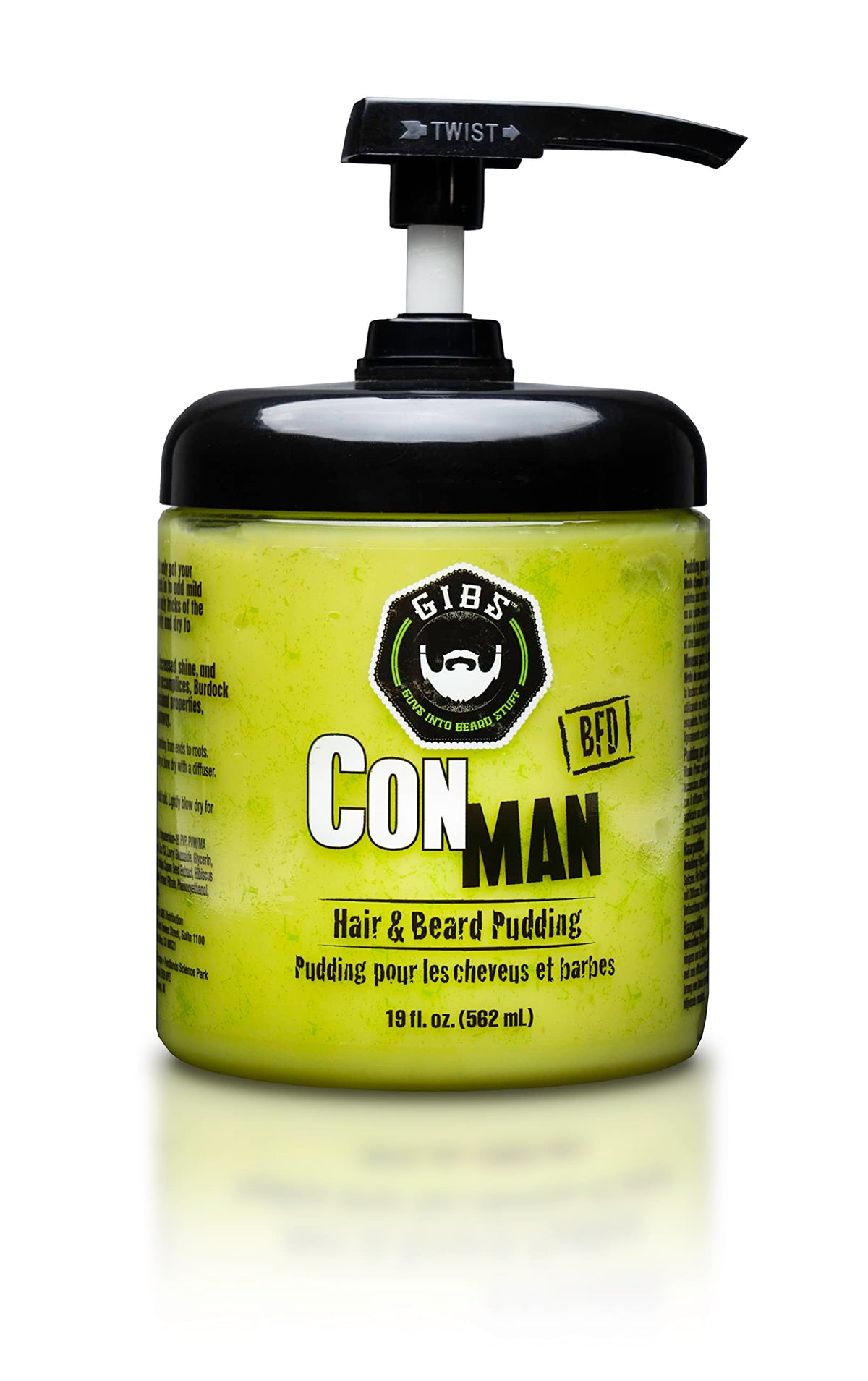 GIBS front packaging showing jar label and product identity, clear benefit for recognition