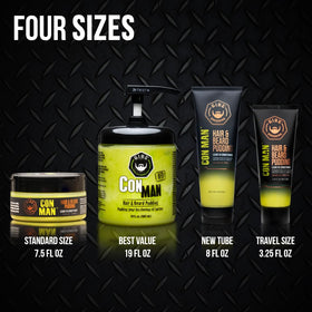 GIBS jar on bathroom shelf styled lifestyle shot conveying everyday grooming convenience