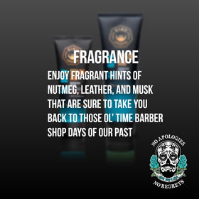 GIBS El Rey next to a passport showing compact 8 fl oz tube ideal for travel-ready grooming
