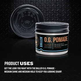 GIBS O.G. BALLER side label highlighting made in USA reassurance benefit