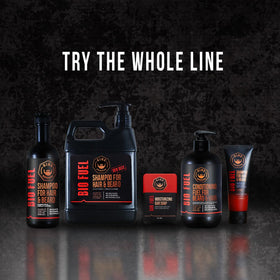 GIBS shampoo staged on bathroom shelf conveying daily grooming and neat storage