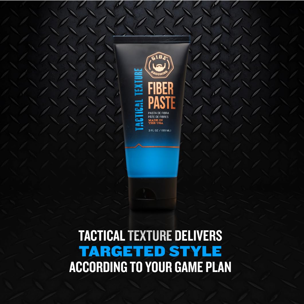 GIBS Tactical Texture ingredients label highlighting biotin keratin moisturizing benefit