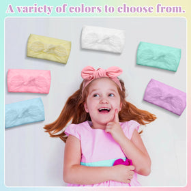 Giegxin twelve pastel headbands laid flat, outfit coordination