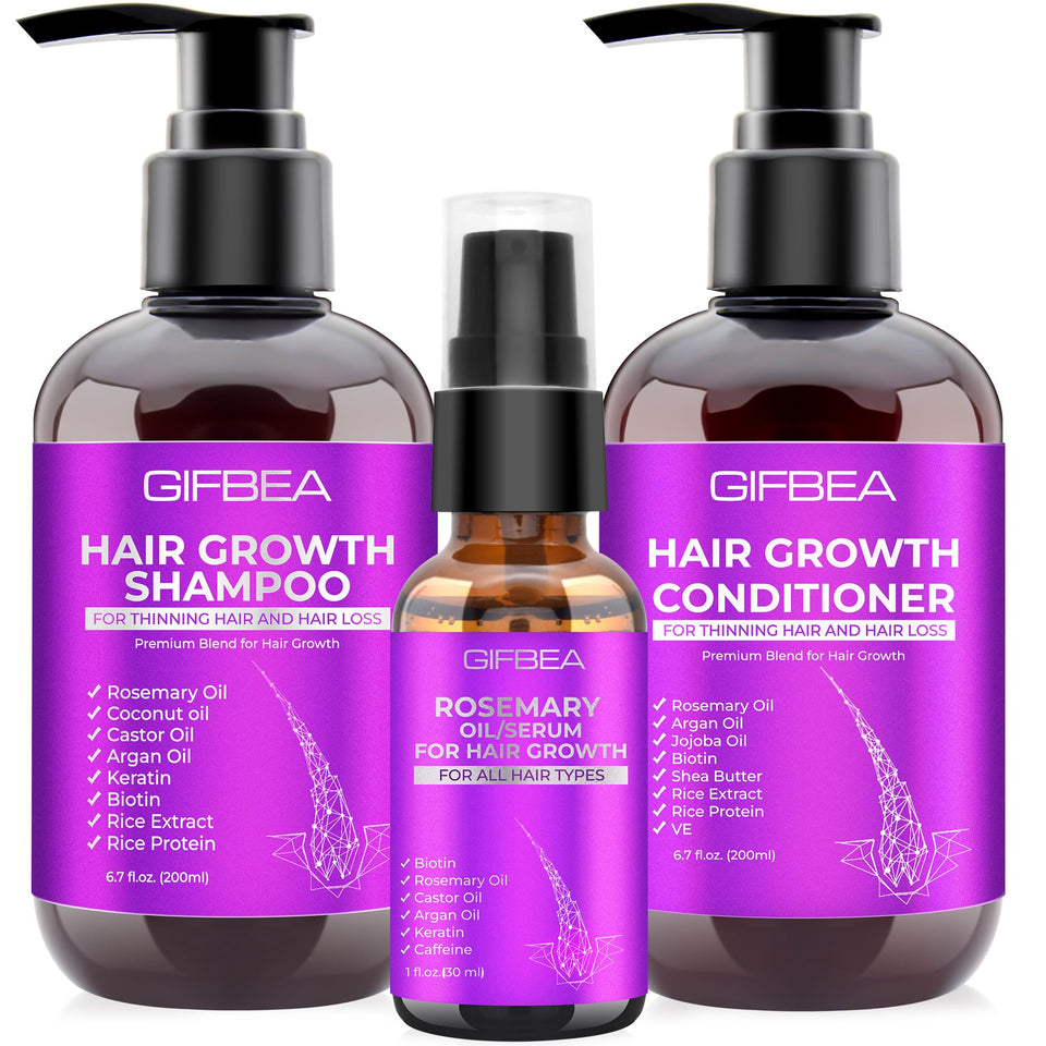 GIFBEA front packaging of shampoo conditioner set showing complete kit and gifting benefit