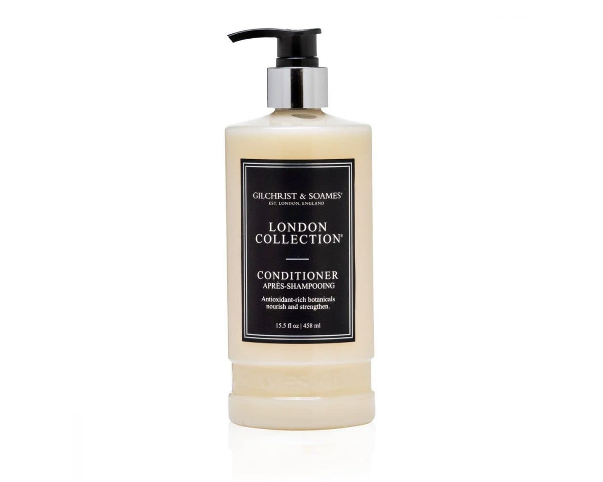 Gilchrist & Soames front bottle view showing elegant packaging and luxury appeal
