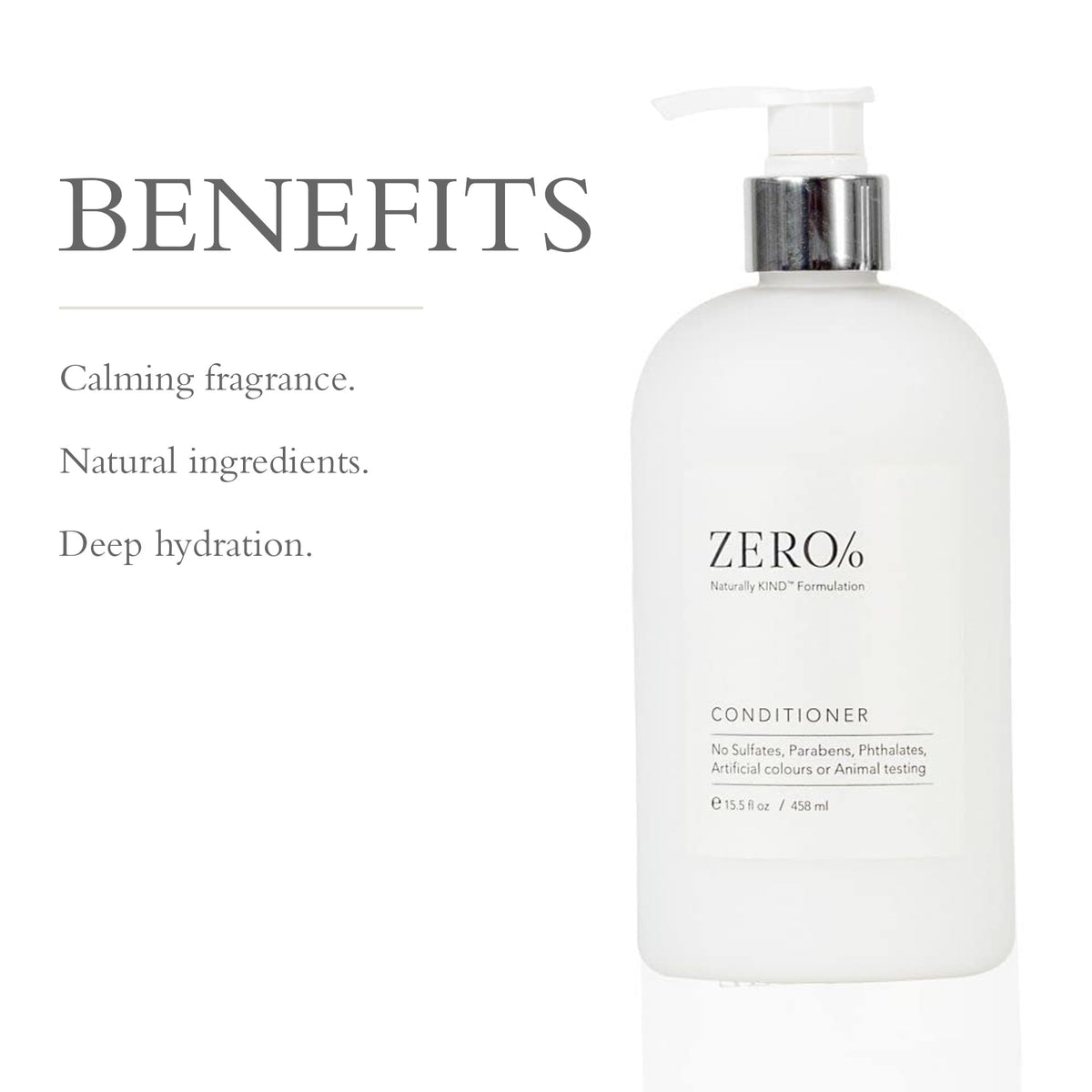 Gilchrist & Soames back label close-up highlighting gentle ingredient benefits