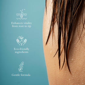 Gilchrist & Soames conditioner on bathroom shelf styled for a calming routine