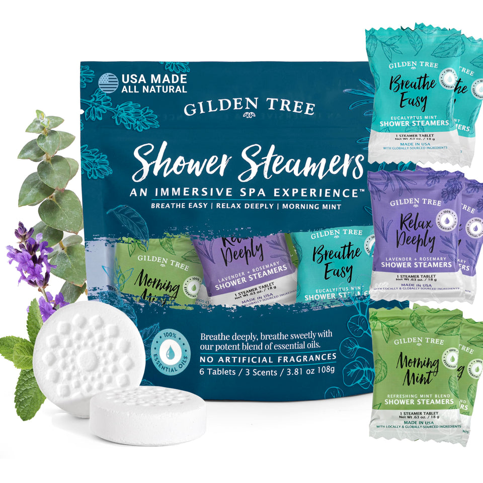 GILDEN TREE front packaging showing six-pack and blend names for gifting