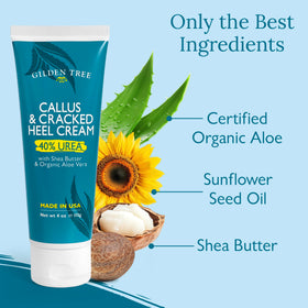 gilden tree shea butter and aloe arrangement highlighting natural moisturizers benefit