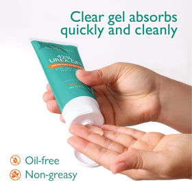 GILDEN TREE gel on toenail showing softened nail plate for easier trimming benefit