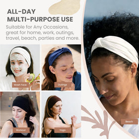 GiLi arrangement of six bands with matching hair ties showing complete set