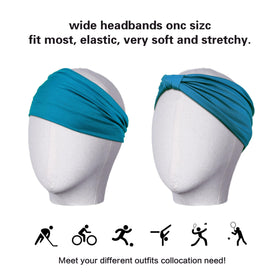 GiLi headband worn during yoga demonstrating non-slip hold and sweat control