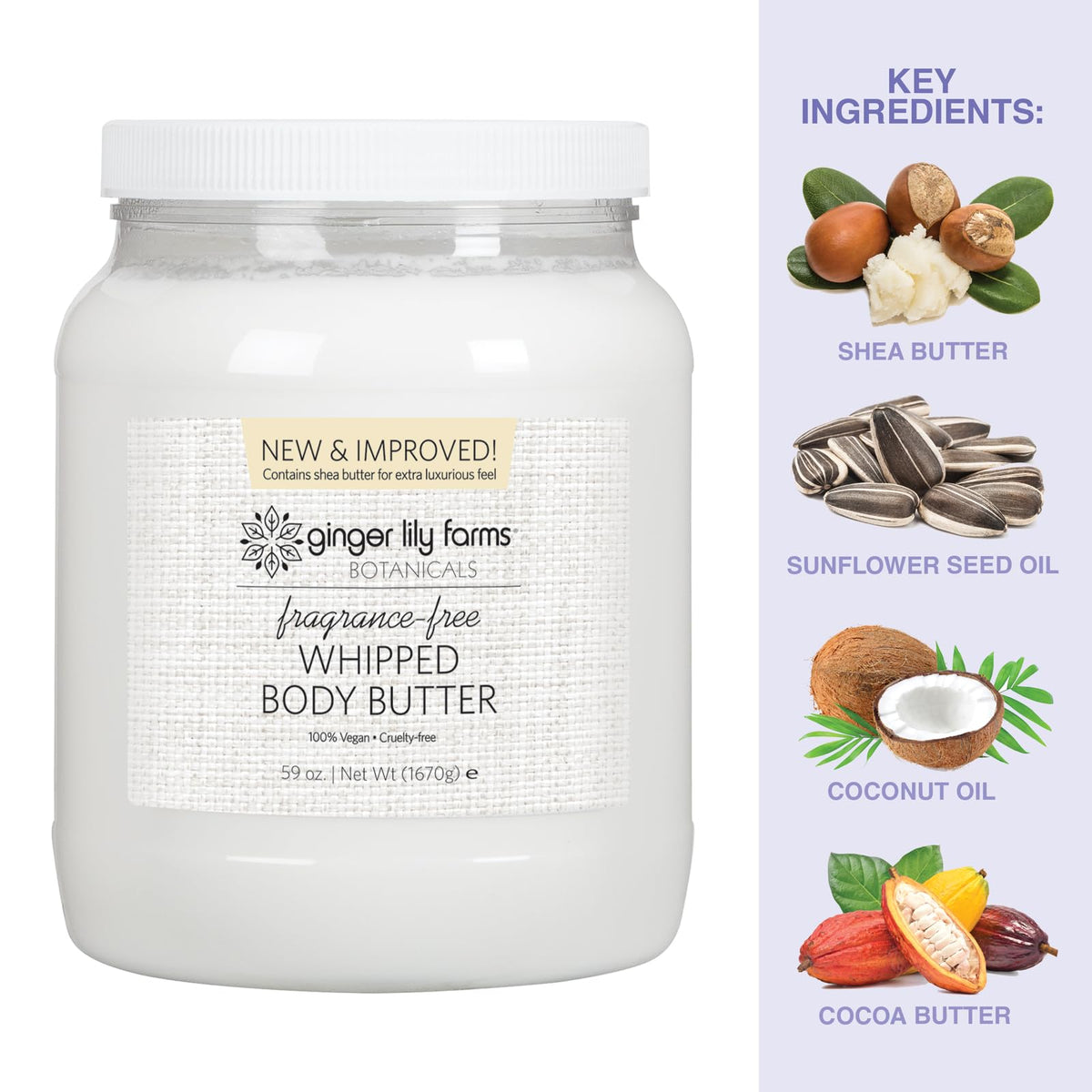 Ginger Lily Farms applying butter on arm demonstrating fast absorption and smooth skin