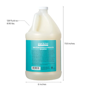 Ginger Lily Farms label close-up highlighting ingredients and clean formulation benefit