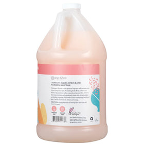 Ginger Lily Farms creamy body wash texture pouring to show moisturizing lather