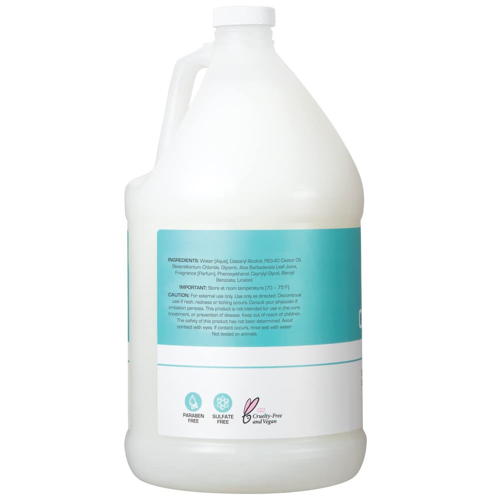 Ginger Lily Farms creamy conditioner texture close-up for weightless hydration