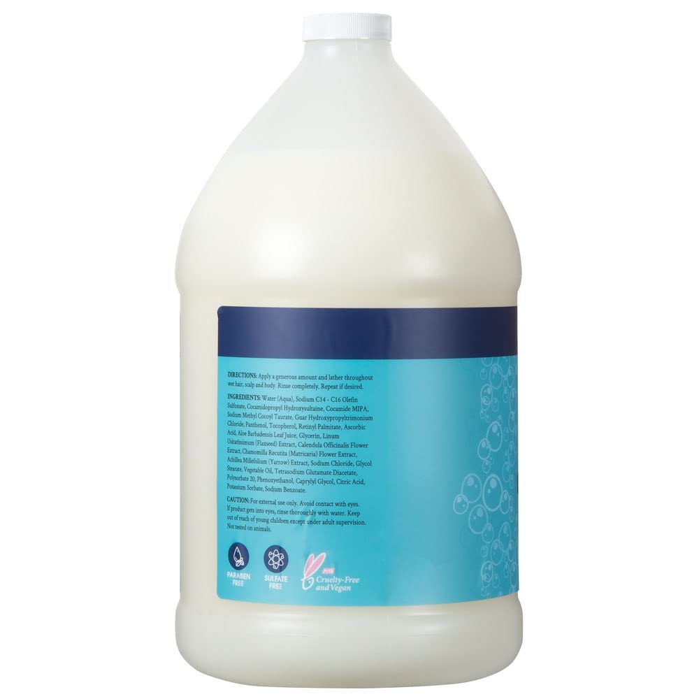 Ginger Lily Farms creamy texture close-up, showing gentle lather and smooth glide