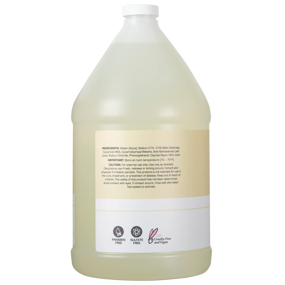 Ginger Lily Farms close-up of silky lather demonstrating conditioning