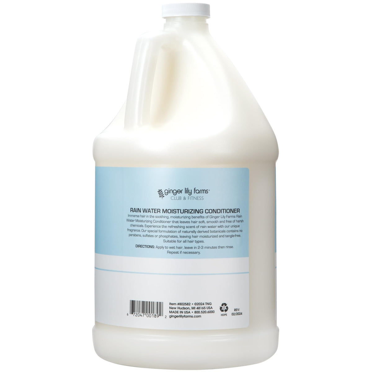 Ginger Lily Farms conditioner texture pouring for smooth hydration benefit