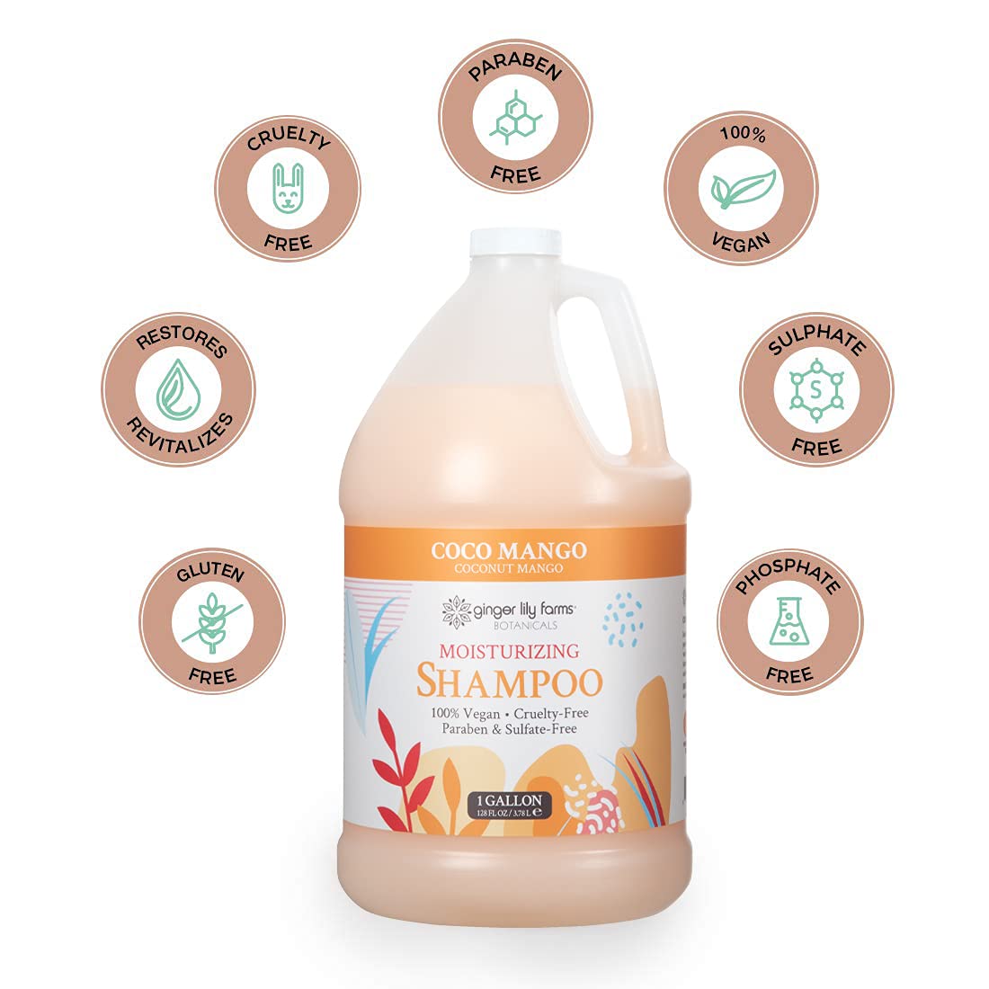 Ginger Lily Farms being refilled into wall dispenser for salons and hotels