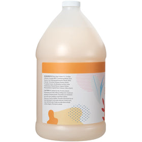Ginger Lily Farms pouring refill into dispenser for easy, mess-free refills benefit