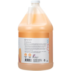 Ginger Lily Farms Coco Mango poured from dispenser demonstrating easy refill