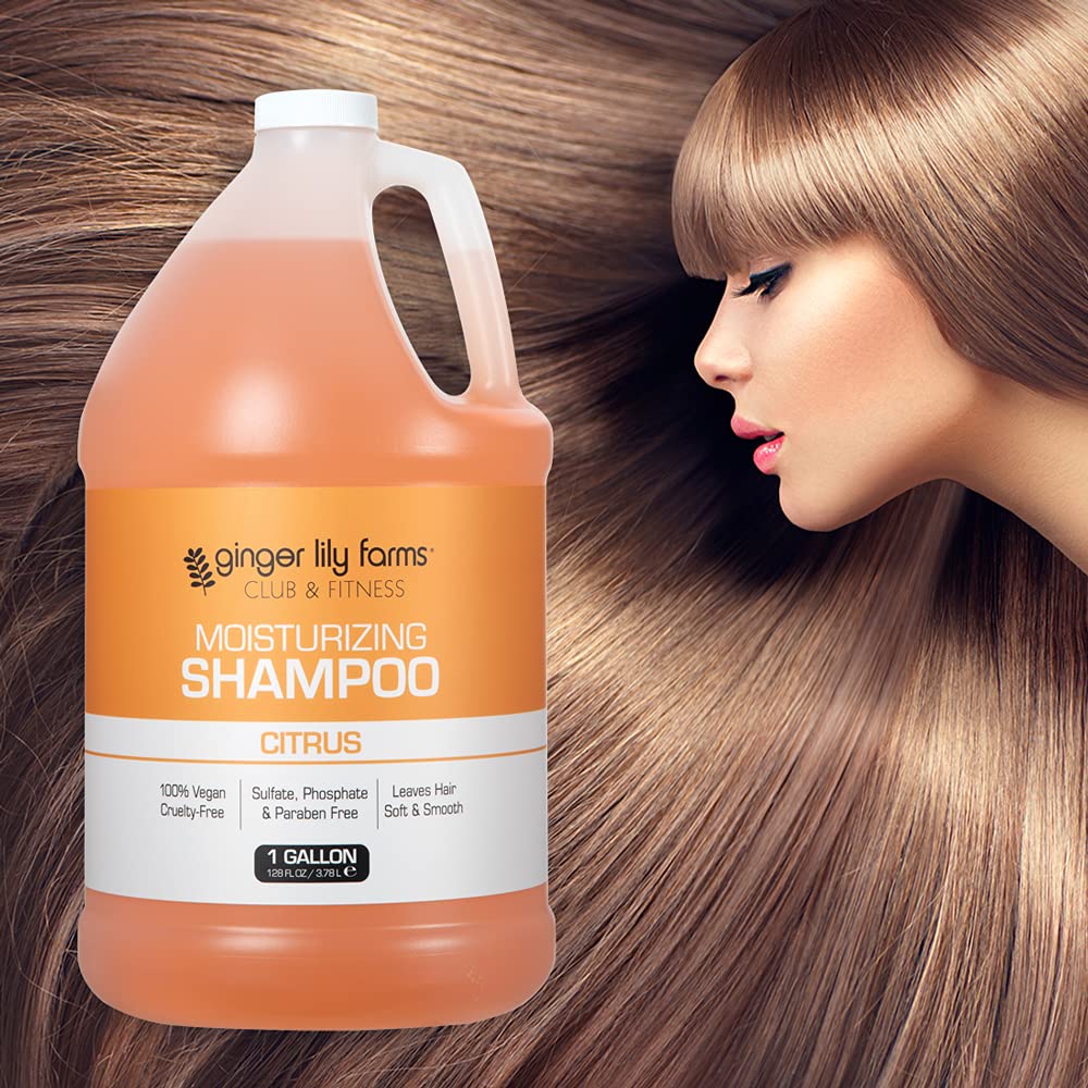 Ginger Lily Farms being used to refill gym locker-room dispenser for commercial savings