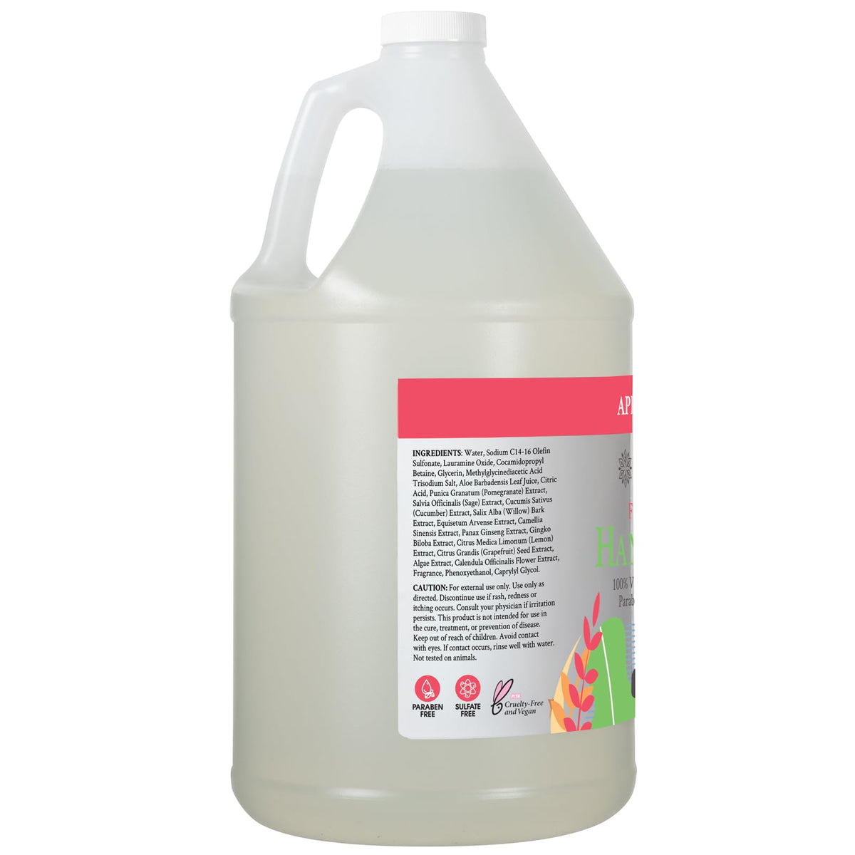 Ginger Lily Farms creamy foam lather close-up demonstrating gentle moisturizing benefit
