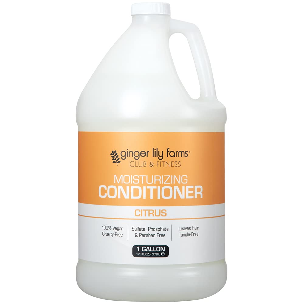 Ginger Lily Farms front gallon bottle showing packaging and product name benefits