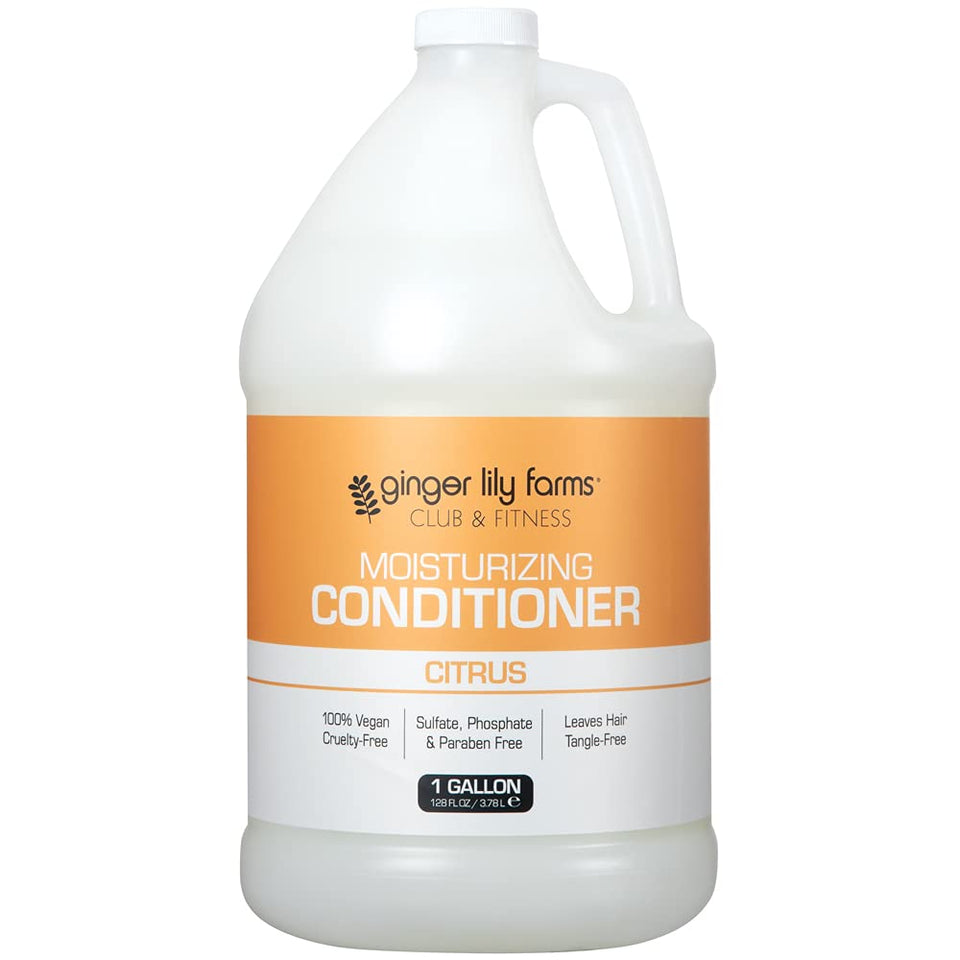 Ginger Lily Farms front gallon bottle showing packaging and product name benefits