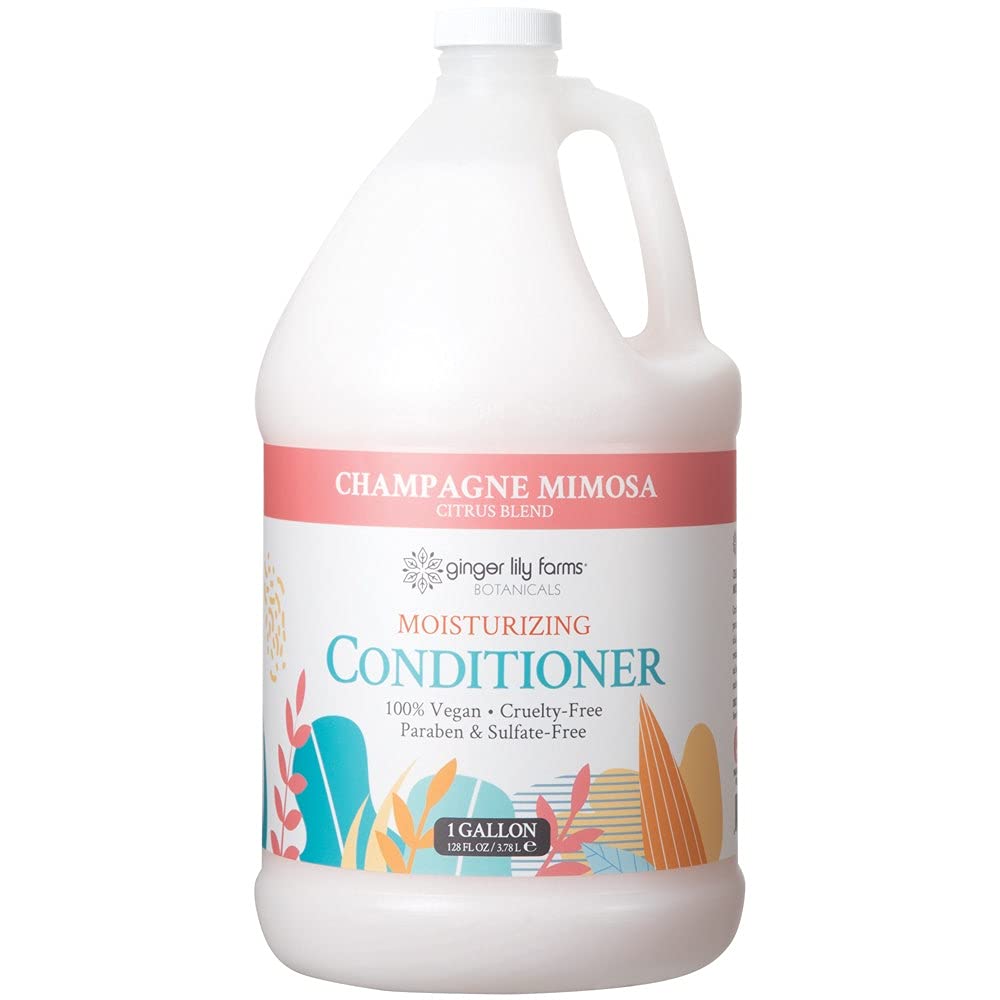 Ginger Lily Farms front gallon bottle showing packaging and size benefit