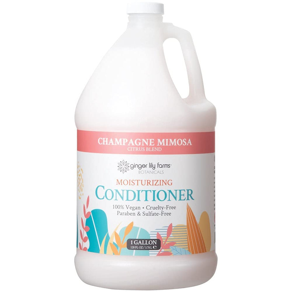 Ginger Lily Farms front gallon bottle showing packaging and size benefit