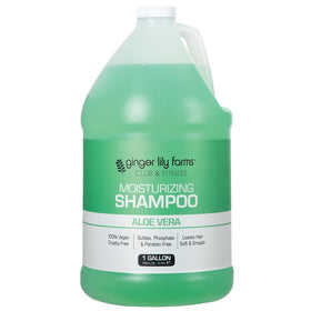 Ginger Lily Farms gallon packaging showing product and eco refill benefit