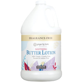 Ginger Lily Farms front gallon packaging showing product and volume benefits