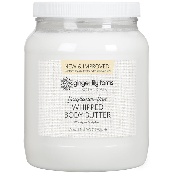 Ginger Lily Farms front jar view showing clean labeling and generous size for value