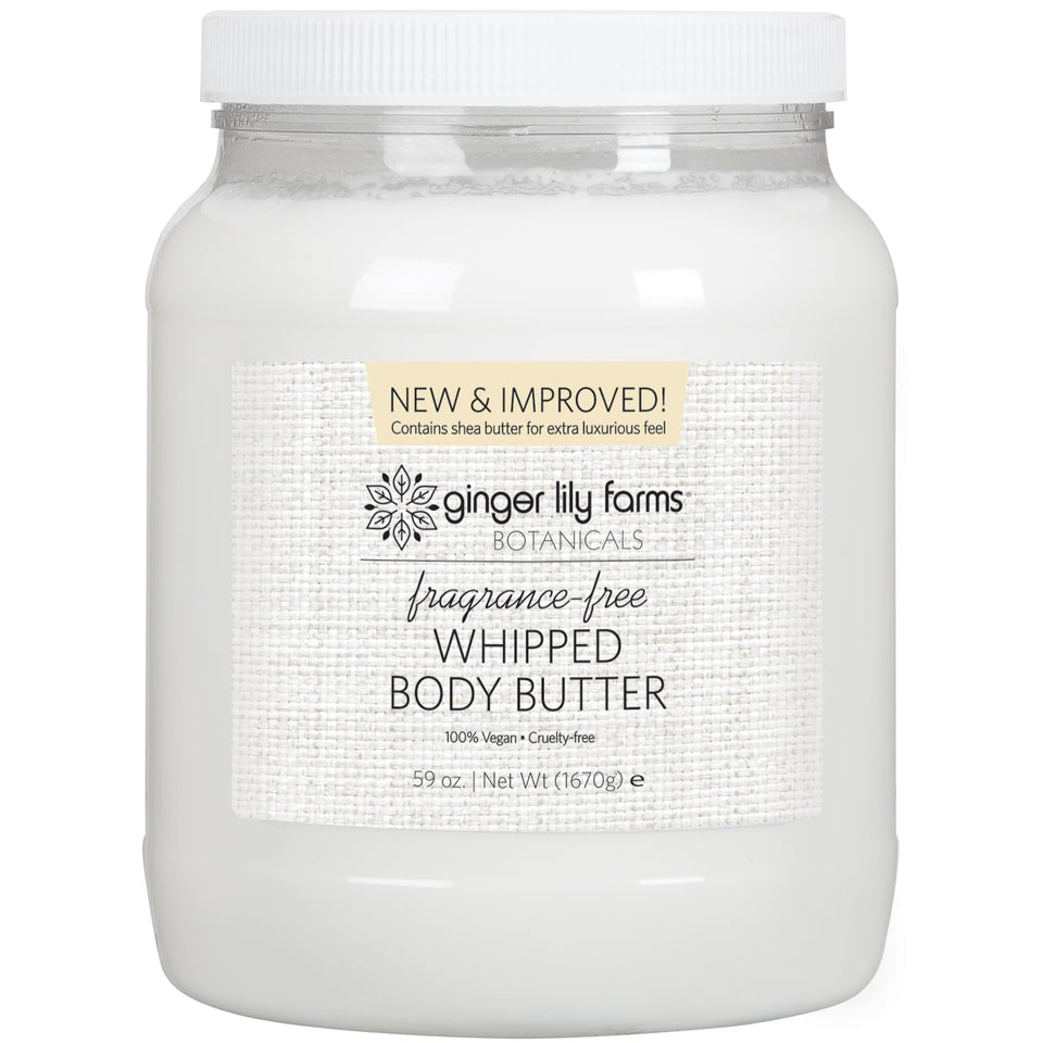 Ginger Lily Farms front jar view showing clean labeling and generous size for value