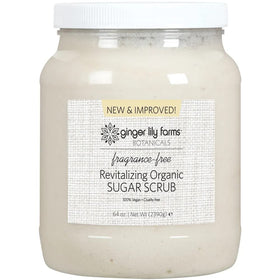 Ginger Lily Farms front jar view showing clean labeling and large size benefit
