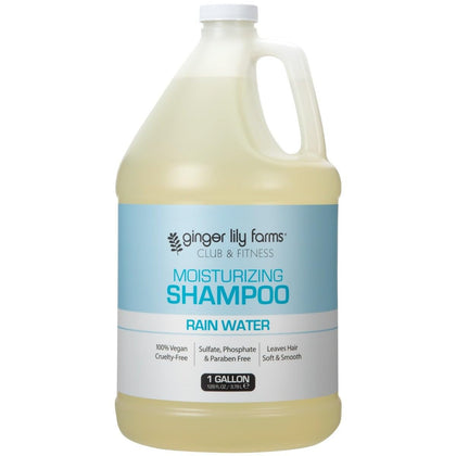 Ginger Lily Farms front label showing product name and gallon size, clear benefits