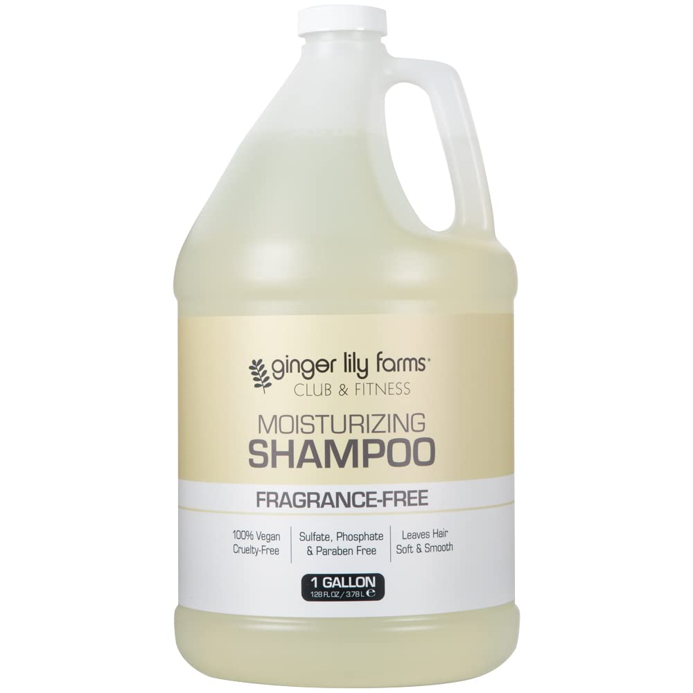 Ginger Lily Farms front label on one-gallon refill showing product name and benefits