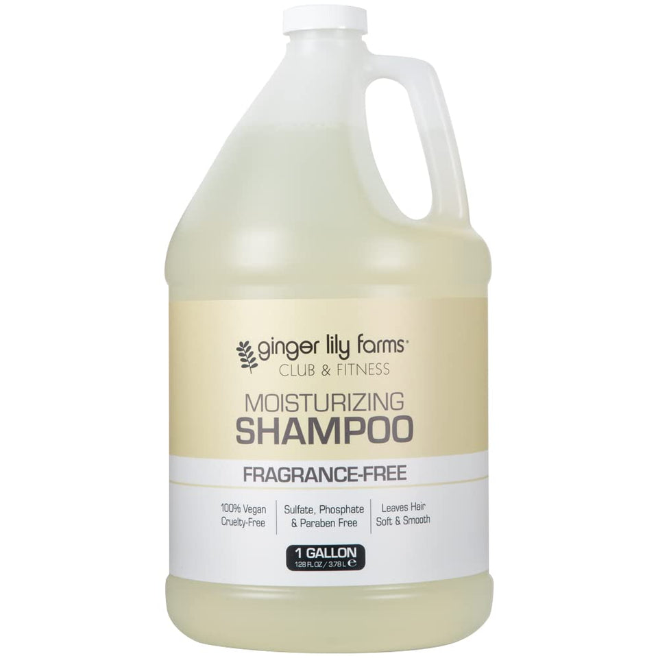 Ginger Lily Farms front label on one-gallon refill showing product name and benefits