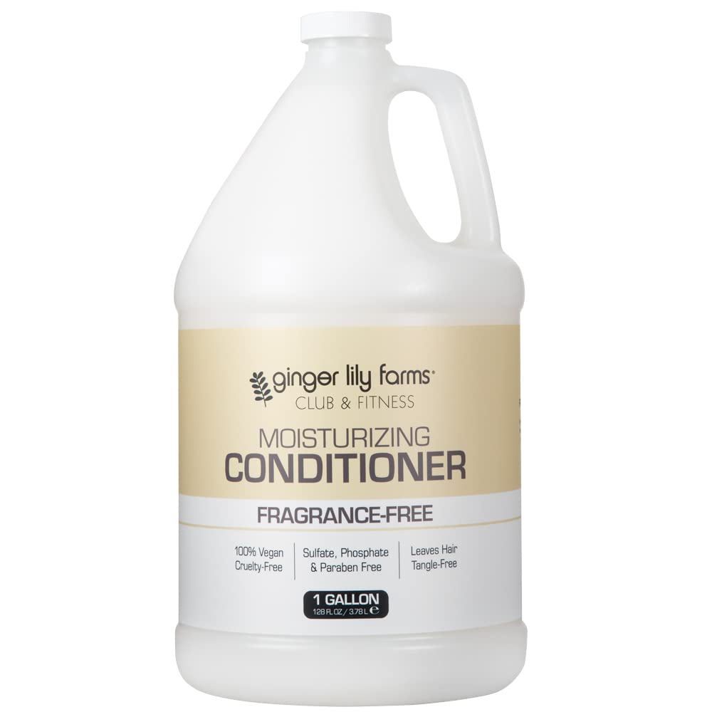 Ginger Lily Farms front label on 1-gallon bottle showing product identity and size benefit