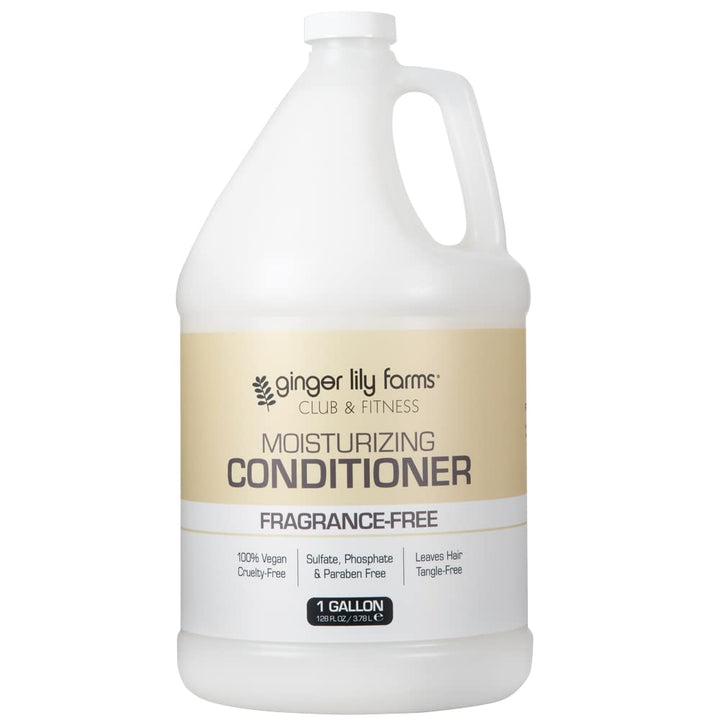 Ginger Lily Farms front label on 1-gallon bottle showing product identity and size benefit