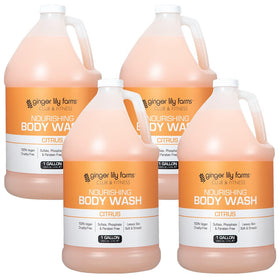 Ginger Lily Farms front packaging showing 1-gallon refill and crisp branding for easy refills