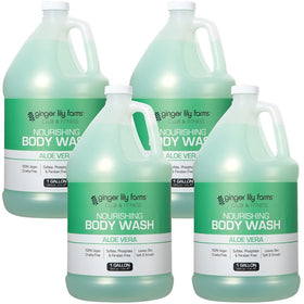 Ginger Lily Farms front packaging showing gallon refill with clean benefit