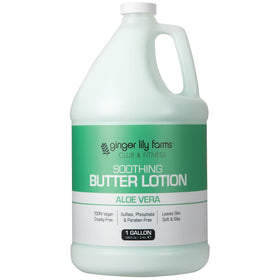 Ginger Lily Farms gallon bottle front showing brand and product benefits