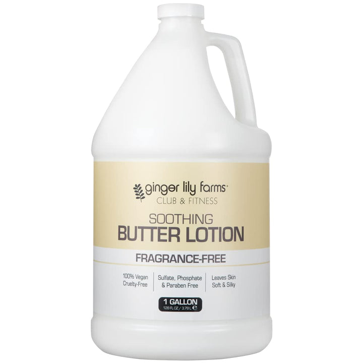 Ginger Lily Farms gallon front label showing product name and vegan badge