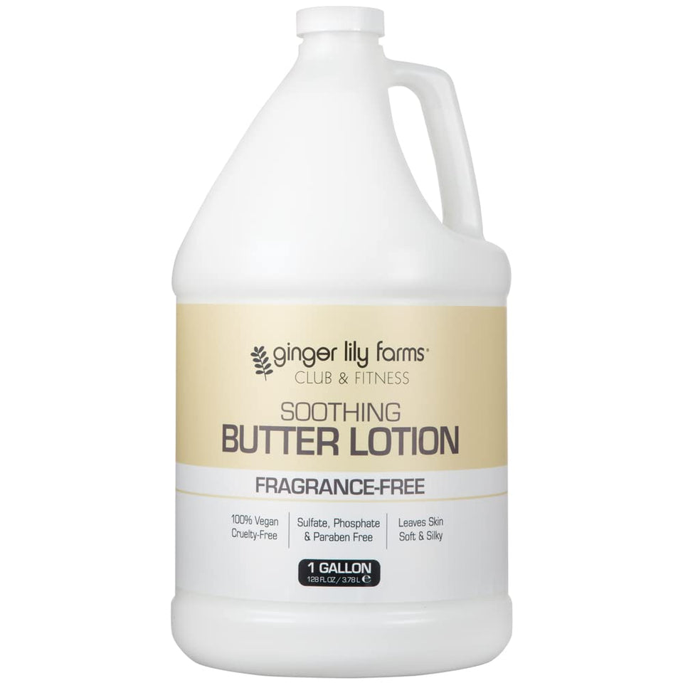 Ginger Lily Farms gallon front label showing product name and vegan badge