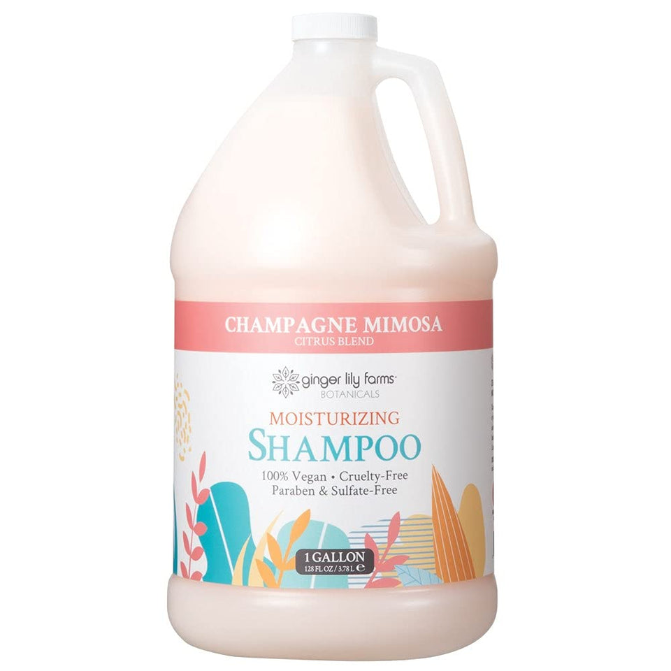 Ginger Lily Farms gallon front label showing product and scent benefits