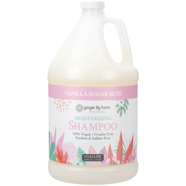 Ginger Lily Farms gallon bottle front label showing product name and scent